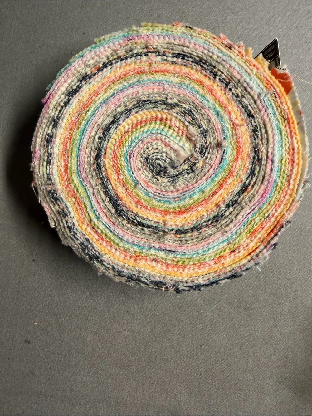2 Moda Cotton Honey Buns Jelly Rolls - Teal, Lime, Orange, Pink, White Prints - Picture 4 of 6